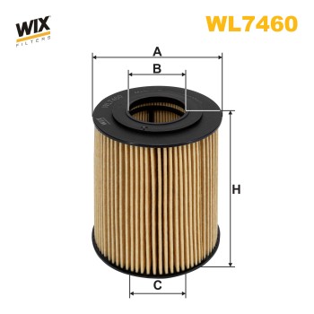 Filtre à huile WL7460