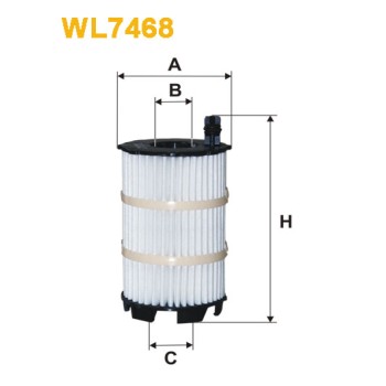 Filtre à huile WL7468