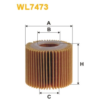 Filtre à huile WL7473