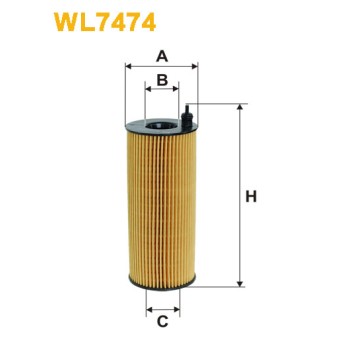Filtre à huile WL7474