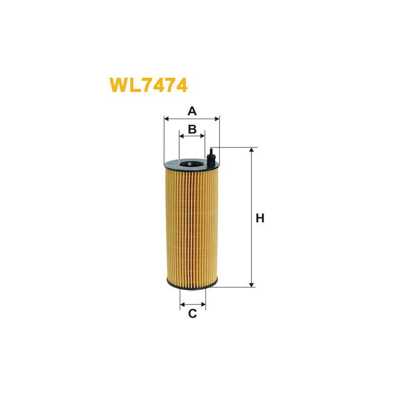 Filtre à huile WL7474
