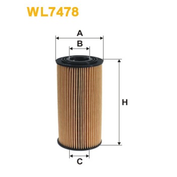 Filtre à huile WL7478