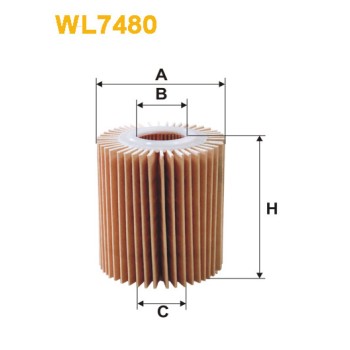Filtre à huile WL7480