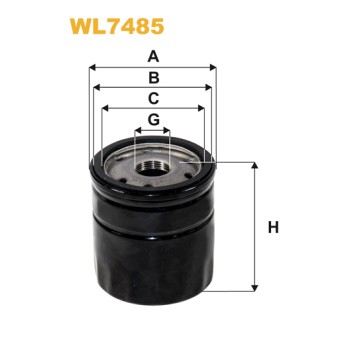 Filtre à huile WL7485