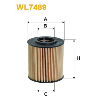 Filtre à huile WL7489