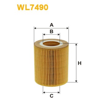 Filtre à huile WL7490
