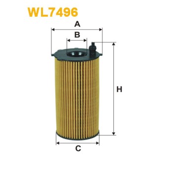 Filtre à huile WL7496