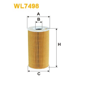 Filtre à huile WL7498