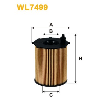 Filtre à huile WL7499