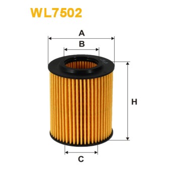 Filtre à huile WL7502
