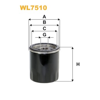 Filtre à huile WL7510