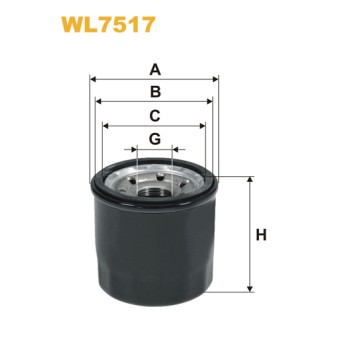 Filtre à huile WL7517