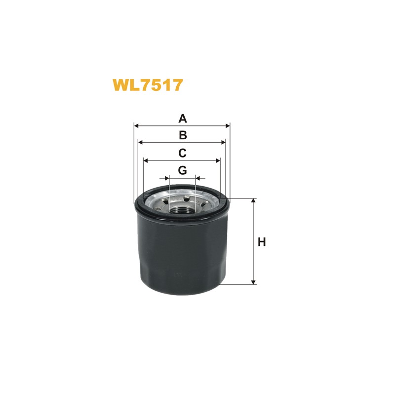 Filtre à huile WL7517