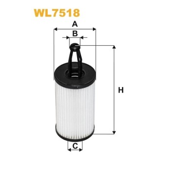 Filtre à huile WL7518