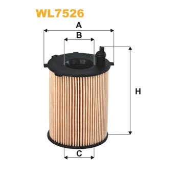 Filtre à huile WL7526