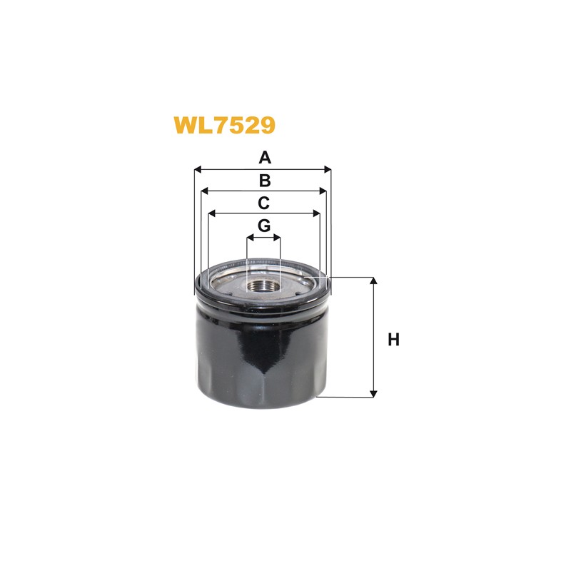 Filtre à huile WL7529