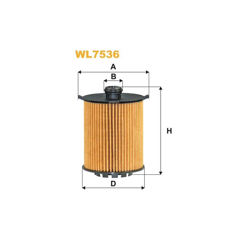Filtre à huile WL7536
