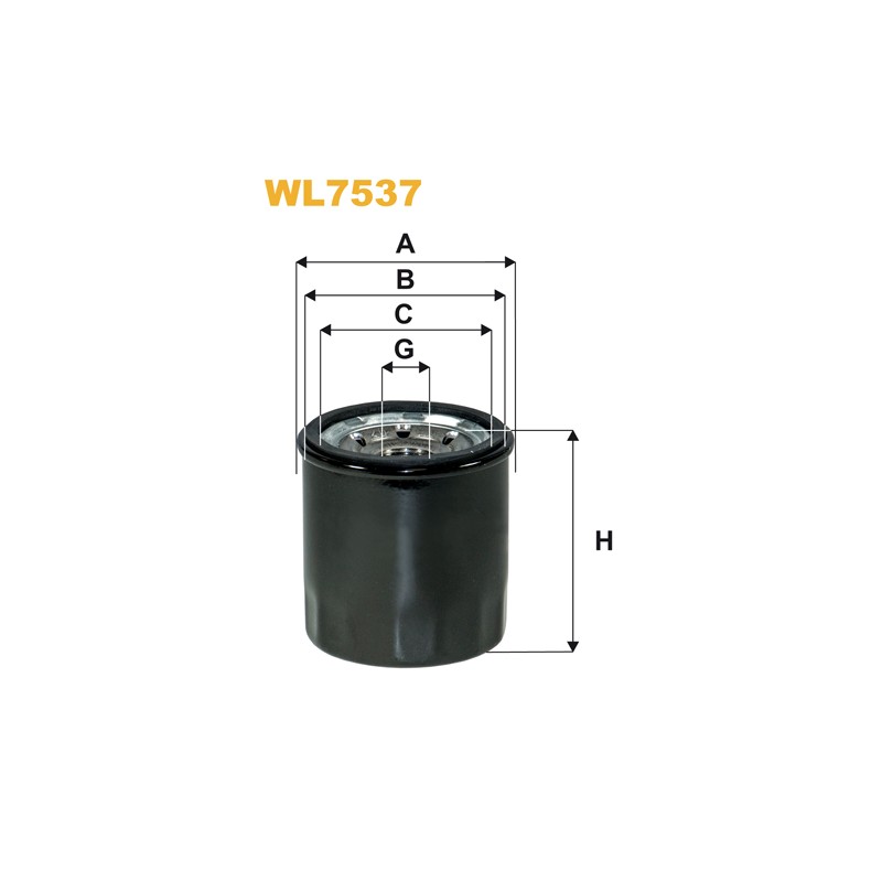 Filtre à huile WL7537