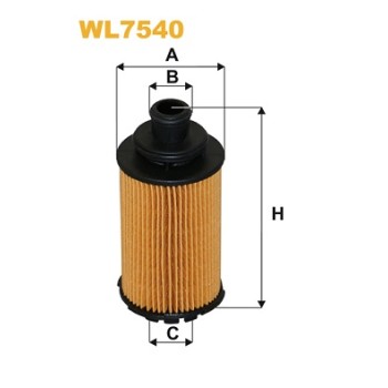 Filtre à huile WL7540
