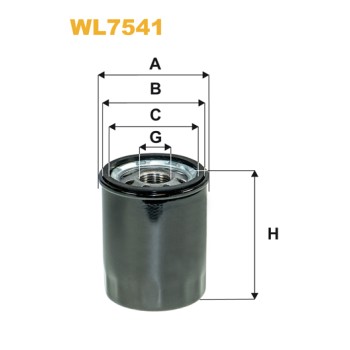Filtre à huile WL7541