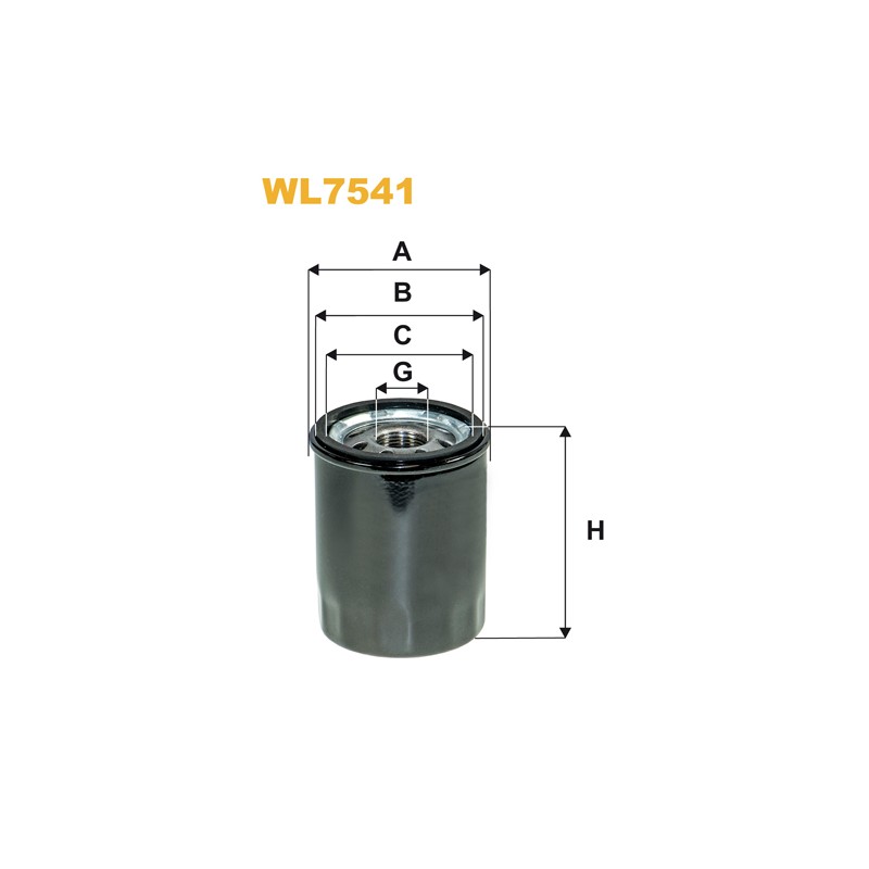 Filtre à huile WL7541