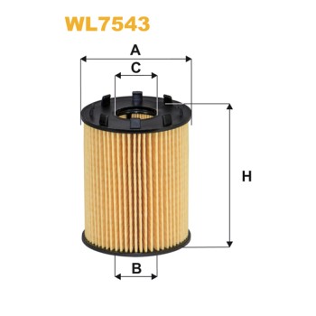 Filtre à huile WL7543