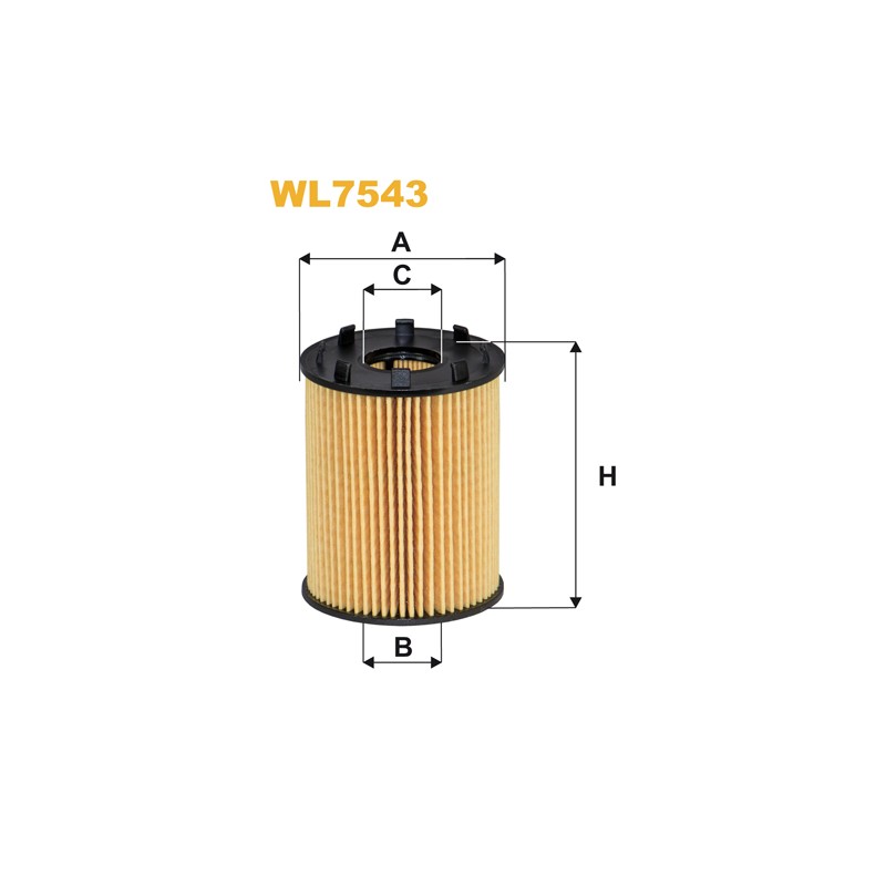Filtre à huile WL7543