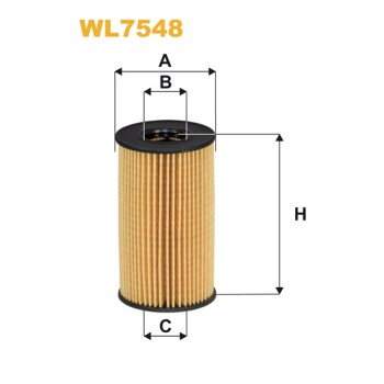 Filtre à huile WL7548