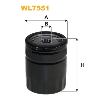 Filtre à huile WL7551