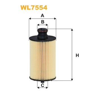 Filtre à huile WL7554
