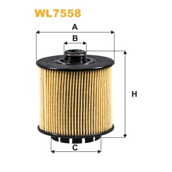 Filtre à huile WL7558
