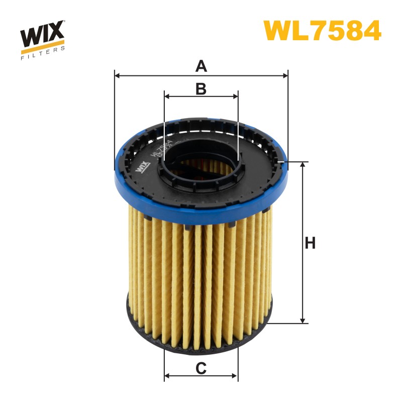 FILTRE A HUILE WL7584