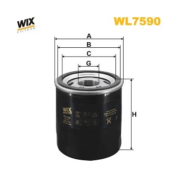 Filtre à huile WL7590