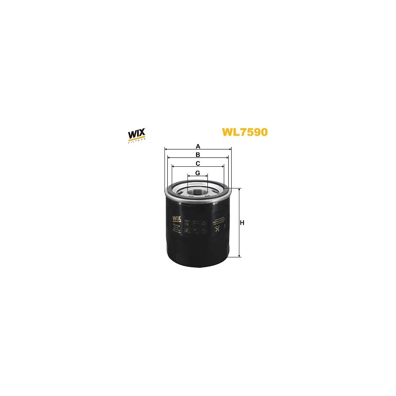 Filtre à huile WL7590