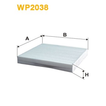 Filtre habitacle WP2038
