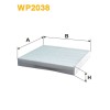 Filtre habitacle WP2038