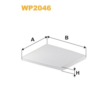 Filtre habitacle WP2046