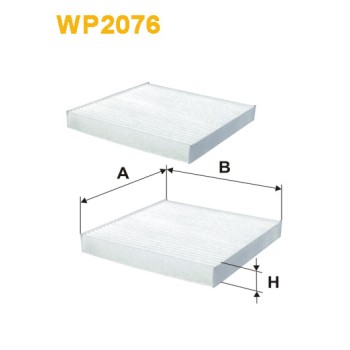 Filtre habitacle WP2076