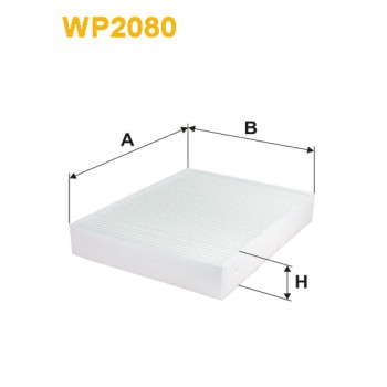 Filtre habitacle WP2080