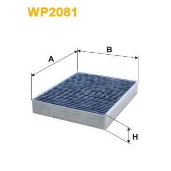 Filtre habitacle WP2081