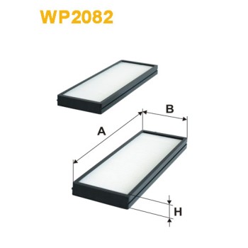 Filtre habitacle WP2082