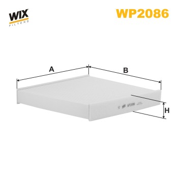 Filtre habitacle WP2086