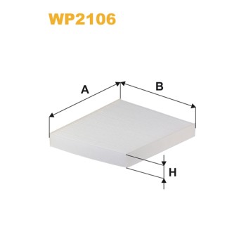 Filtre habitacle WP2106