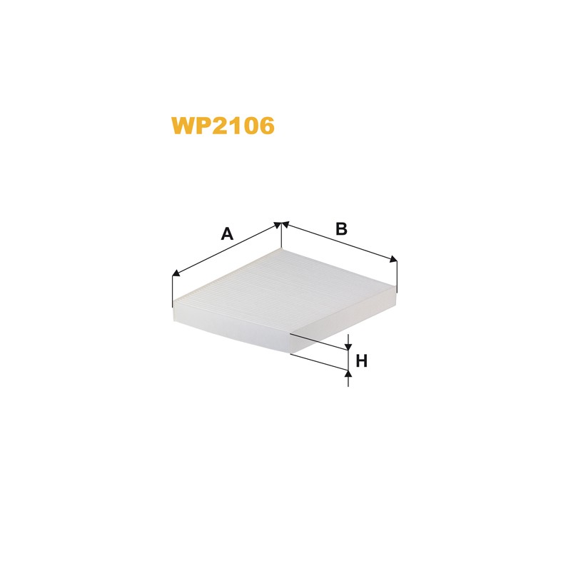 Filtre habitacle WP2106