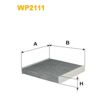 Filtre habitacle WP2111