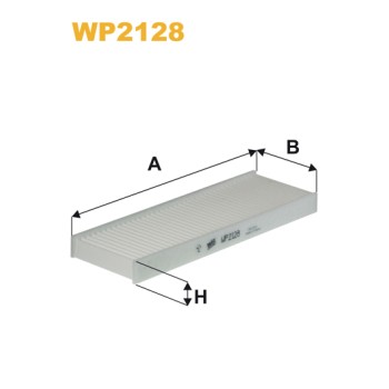Filtre habitacle WP2128