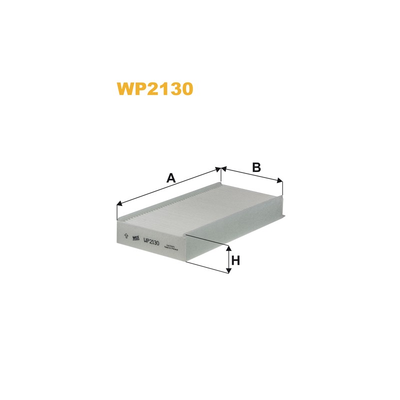 Filtre habitacle WP2130