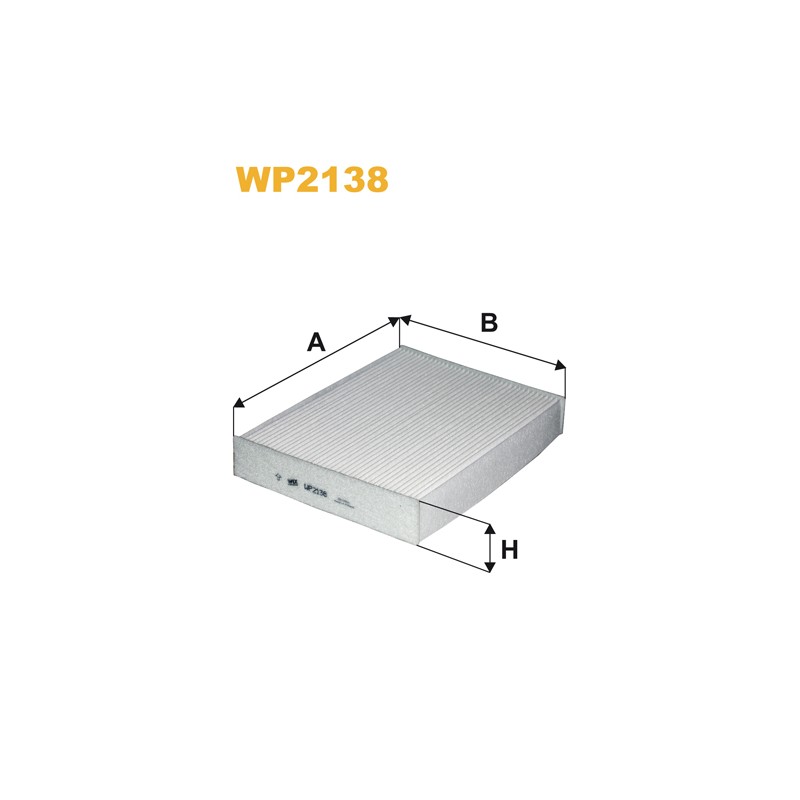 Filtre habitacle WP2138