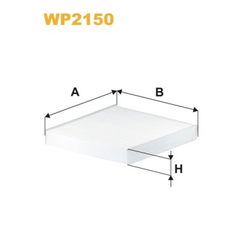 Filtre habitacle WP2150