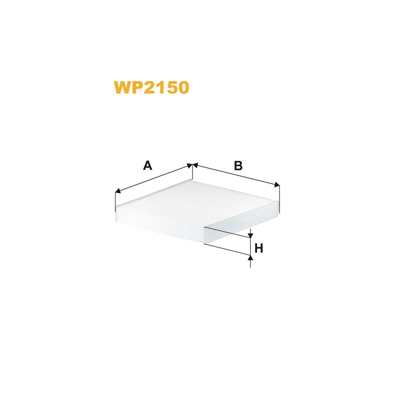 Filtre habitacle WP2150